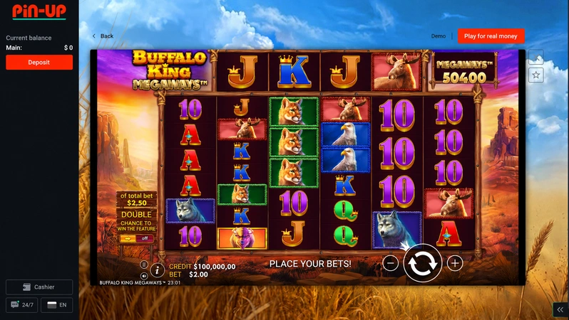 Buffalo King Megaways at Pin-Up Casino slot guide
