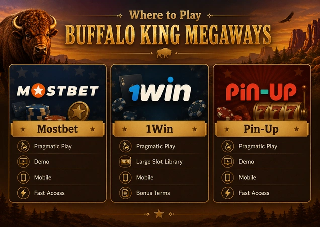 Buffalo King Megaways where to play casino checklist